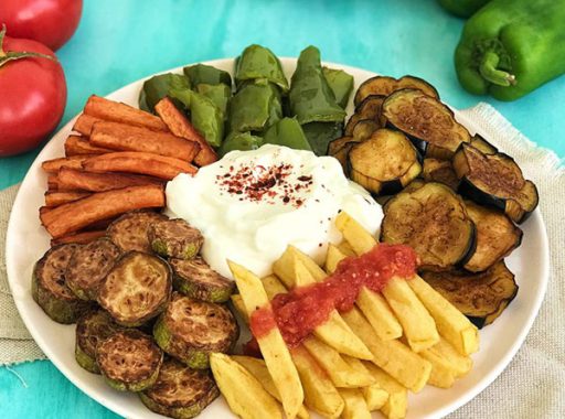 karışık sebze kızartması